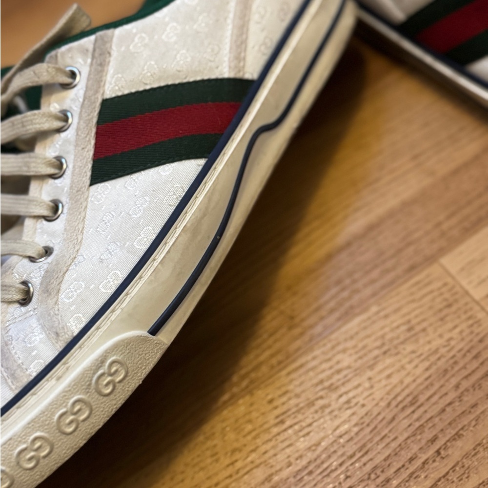 Gucci Tennis 1977 cloth trainers - Picture 8 of 13